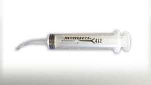 curved-tip syringe