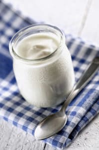 jar of yogurt